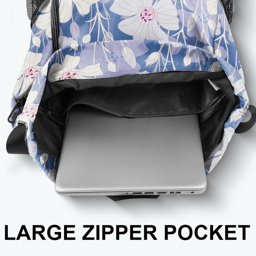 Drawstring Backpack With Mesh Pockets String Gym … - image 5